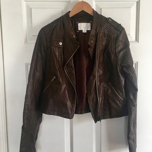 Faux Leather Jacket